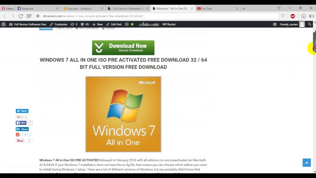 Windows 7 Iso Pre Activated